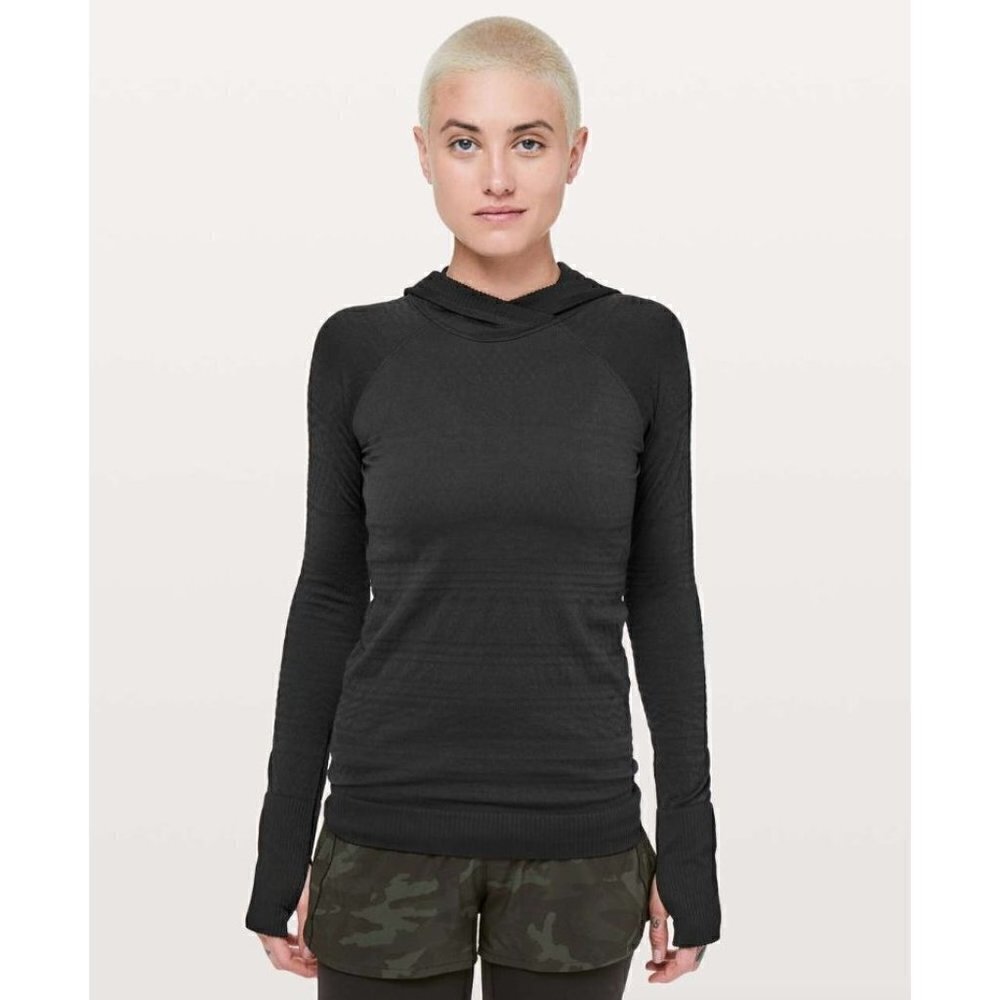 Lululemon Rest Less Fitted Textured Long Sleeve Hoodie 6